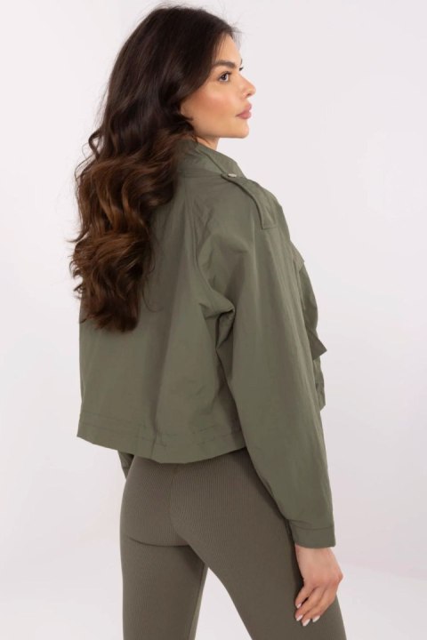 Kurtka Damska Model NM-KR-A2394.01 Khaki - NM Kurtka Damska Model NM-KR-A2394.01 Khaki - NM