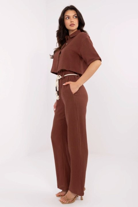 Spodnie Komplet Model NM-KMPL-JK62597.19P Brown - NM Spodnie Komplet Model NM-KMPL-JK62597.19P Brown - NM