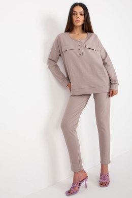 Spodnie Komplet Model LK-KMPL-509315.06 Dark Beige - Lakerta