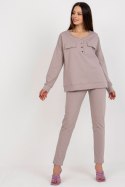 Spodnie Komplet Model LK-KMPL-509315.06 Dark Beige - Lakerta