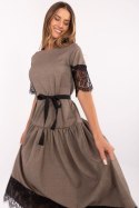 Sukienka Model LK-SK-507095.39 Dark Beige - Lakerta