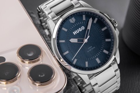 Zegarek Męski HUGO First 1530186 + BOX Zegarek Męski HUGO First 1530186 + BOX
