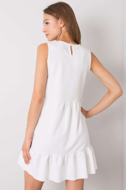 Sukienka Model WN-SK-701.81 White - Rue Paris Sukienka Model WN-SK-701.81 White - Rue Paris