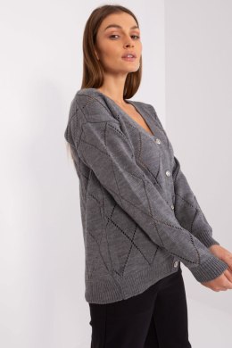 Sweter Damski Model LC-SW-A10-1.19P Dark Grey - Rue Paris