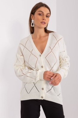 Sweter Damski Model LC-SW-A10-1.23X Ecru - Rue Paris Hurtownia odzieży on-line, moda damska, bielizna i obuwie dla kobiet - Matt