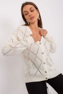 Sweter Damski Model LC-SW-A10-1.23X Ecru - Rue Paris Hurtownia odzieży on-line, moda damska, bielizna i obuwie dla kobiet - Matt