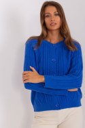 Sweter Damski Model AT-SW-2346-2.99P Cobalt - AT Hurtownia odzieży on-line, moda damska, bielizna i obuwie dla kobiet - Matterho