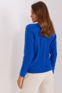 Sweter Damski Model AT-SW-2346-2.99P Cobalt - AT Hurtownia odzieży on-line, moda damska, bielizna i obuwie dla kobiet - Matterho
