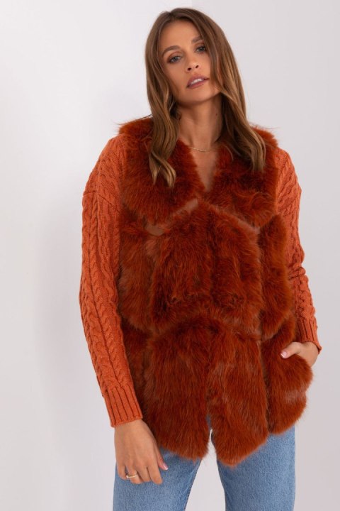 Kamizelka Model AT-KZ-2375.00P Dark Orange - AT Kamizelka Model AT-KZ-2375.00P Dark Orange - AT
