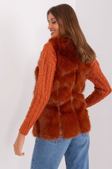 Kamizelka Model AT-KZ-2375.00P Dark Orange - AT Kamizelka Model AT-KZ-2375.00P Dark Orange - AT
