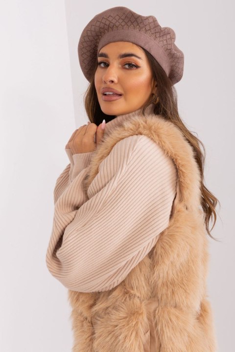 Beret Model AT-CZ-231605.21P Brown - AT Beret Model AT-CZ-231605.21P Brown - AT