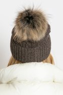 Czapka Model AT-CZ-173501.44 Dark Brown - AT