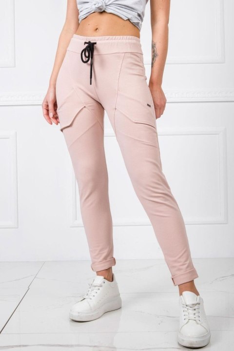 Spodnie Dresowe Model RV-DR-5424.08X Light Pink - BFG Spodnie Dresowe Model RV-DR-5424.08X Light Pink - BFG