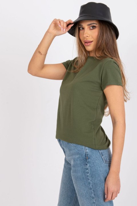 T-shirt Damski Model RV-TS-4623.08 Khaki - BFG T-shirt Damski Model RV-TS-4623.08 Khaki - BFG