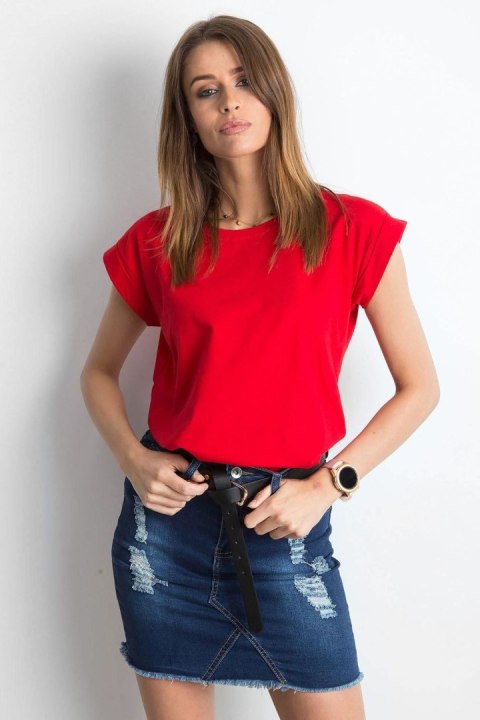 T-shirt Damski Model RV-TS-4833.01P Red - BFG T-shirt Damski Model RV-TS-4833.01P Red - BFG