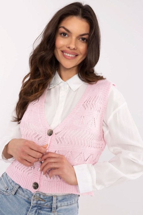 Kamizelka Model D93076J90849A Light Pink - Sublevel Kamizelka Model D93076J90849A Light Pink - Sublevel