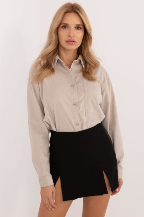 Koszula Damska Model D70046M11184A3 Light Beige - Sublevel Koszula Damska Model D70046M11184A3 Light Beige - Sublevel