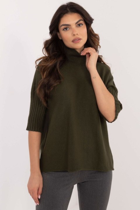Sweter Damski Model IT-SW-0812.00 Khaki - BFG Sweter Damski Model IT-SW-0812.00 Khaki - BFG