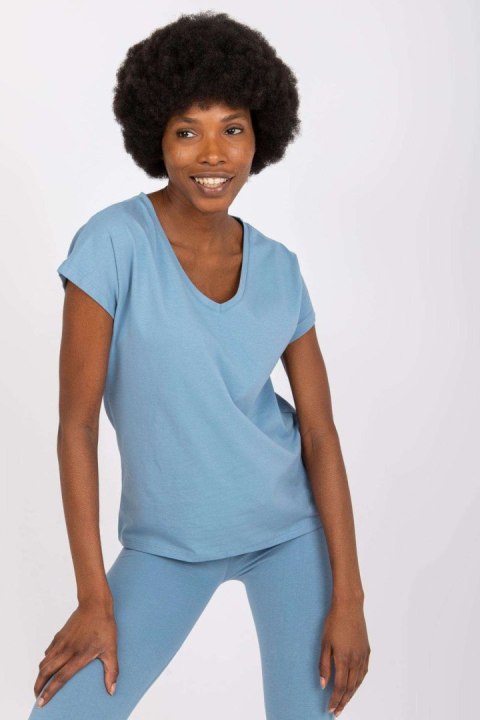 T-shirt Damski Model AP-TS-A-004 Light Blue - BFG T-shirt Damski Model AP-TS-A-004 Light Blue - BFG