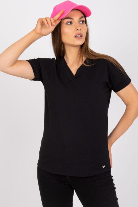 T-shirt Damski Model RV-TS-7666.19 Black - BFG T-shirt Damski Model RV-TS-7666.19 Black - BFG