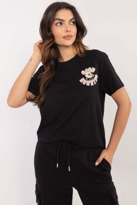 Tshirt Damski Model D12022AC02645F Black - Sublevel Tshirt Damski Model D12022AC02645F Black - Sublevel