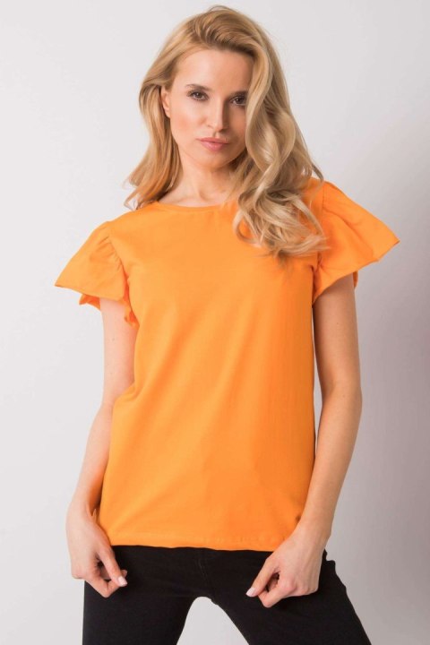Bluzka Model FA-BZ-7041.19 Orange - Fancy Bluzka Model FA-BZ-7041.19 Orange - Fancy