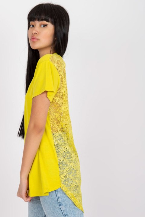 Bluzka Model FA-BZ-7724.92P Limonka - Fancy Bluzka Model FA-BZ-7724.92P Limonka - Fancy