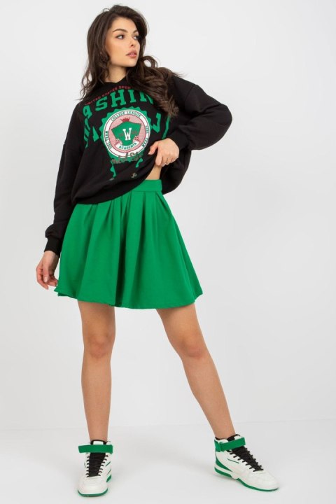Spódnica Komplet Model FA-KMPL-8083.94 Black/Green - Fancy Spódnica Komplet Model FA-KMPL-8083.94 Black/Green - Fancy