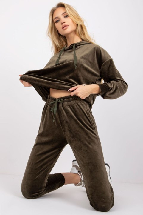 Spodnie Komplet Model FA-KMPL-7512.42P Khaki - Fancy Spodnie Komplet Model FA-KMPL-7512.42P Khaki - Fancy