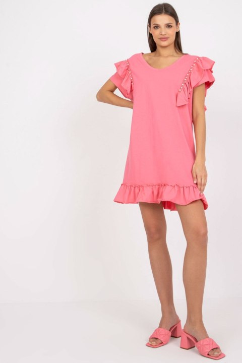 Sukienka Model FA-SK-7017.72P Pink - Fancy Sukienka Model FA-SK-7017.72P Pink - Fancy