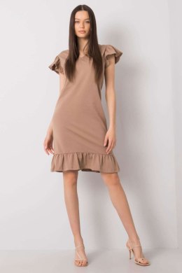 Sukienka Model FA-SK-7173.28P Dark Beige - Fancy