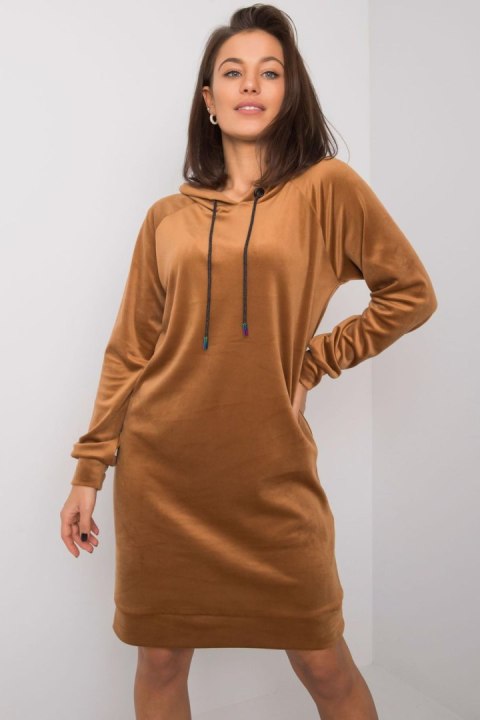 Sukienka Model FA-SK-7495.17P Camel - Fancy Sukienka Model FA-SK-7495.17P Camel - Fancy