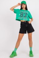 T-shirt Damski Model FA-TS-7684.86 Green - Fancy