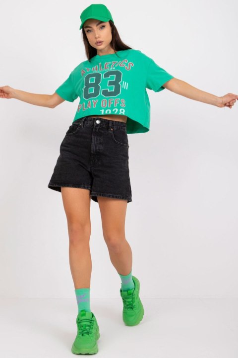 T-shirt Damski Model FA-TS-7684.86 Green - Fancy T-shirt Damski Model FA-TS-7684.86 Green - Fancy