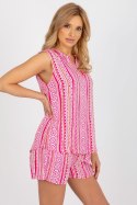 Bluzka Model D73771R11115A White/Pink - Fresh Made