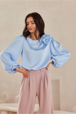 Bluzka Model Evelyn BLE BLU0194 Blue - Roco Fashion