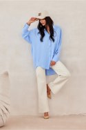 Koszula Damska Model Elisa NIE BLU0192 Blue - Roco Fashion