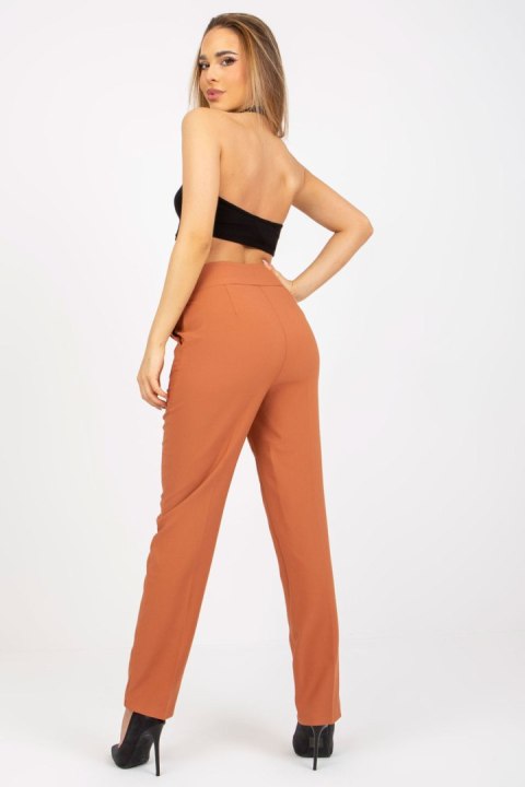 Spodnie Damskie Model BR-SP-113.59 Dark Orange - Xsapienza Spodnie Damskie Model BR-SP-113.59 Dark Orange - Xsapienza