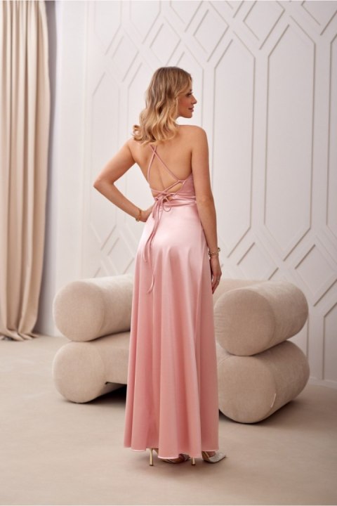 Sukienka Model Alessandra ROZ SUK0460 Pink - Roco Fashion Sukienka Model Alessandra ROZ SUK0460 Pink - Roco Fashion