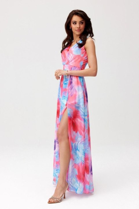 Sukienka Model Charlotte SUK0477 53D Multicolor - Roco Fashion Sukienka Model Charlotte SUK0477 53D Multicolor - Roco Fashion