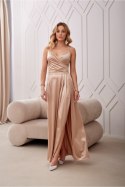 Sukienka Model Salma BEZ SUK0462 Beige - Roco Fashion