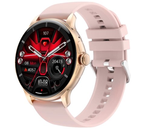 Smartwatch Damski Rubicon RNCF35 ROSE GOLD Bransoleta + Pasek Pink Smartwatch Damski Rubicon RNCF35 ROSE GOLD Bransoleta + Pasek Pink
