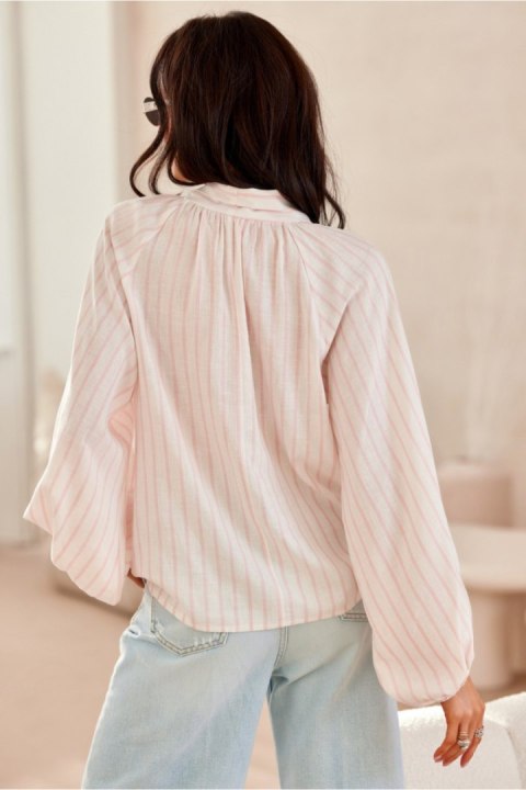 Bluzka Model Aliss BLU0200-P87 Pink - Roco Fashion Bluzka Model Aliss BLU0200-P87 Pink - Roco Fashion