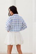 Koszula Damska Model Daisy BLU0202-A32 Blue - Roco Fashion