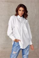 Koszula Damska Model EKR BLU0155 Ecru - Roco Fashion