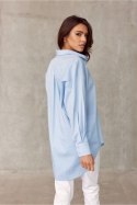 Koszula Damska Model NIE BLU0155 Blue - Roco Fashion