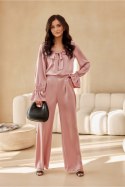 Spodnie Damskie Model Elsa ROZ SPD0034 Pink - Roco Fashion
