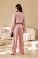 Spodnie Damskie Model Elsa ROZ SPD0034 Pink - Roco Fashion