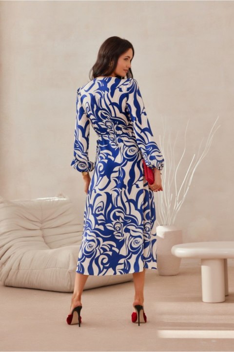 Sukienka Model Camellia SUK0514-11F Multicolor - Roco Fashion Sukienka Model Camellia SUK0514-11F Multicolor - Roco Fashion