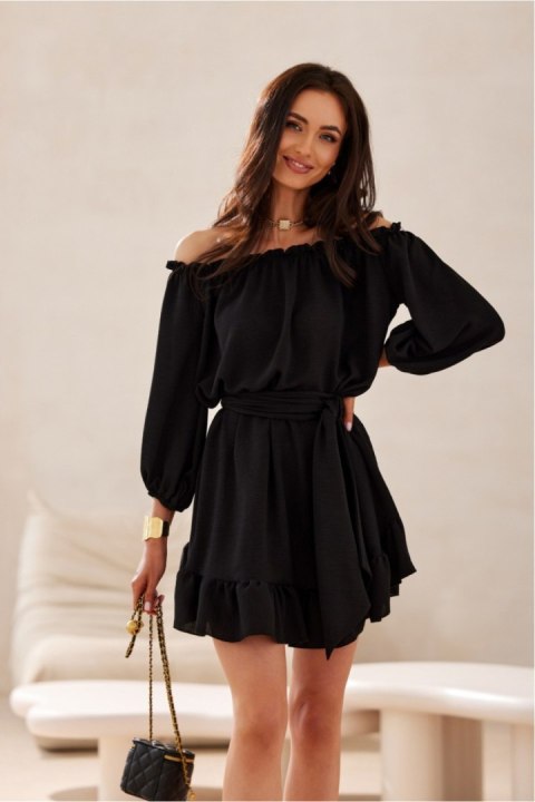 Sukienka Model Giulia CZA SUK0523 Black - Roco Fashion Sukienka Model Giulia CZA SUK0523 Black - Roco Fashion